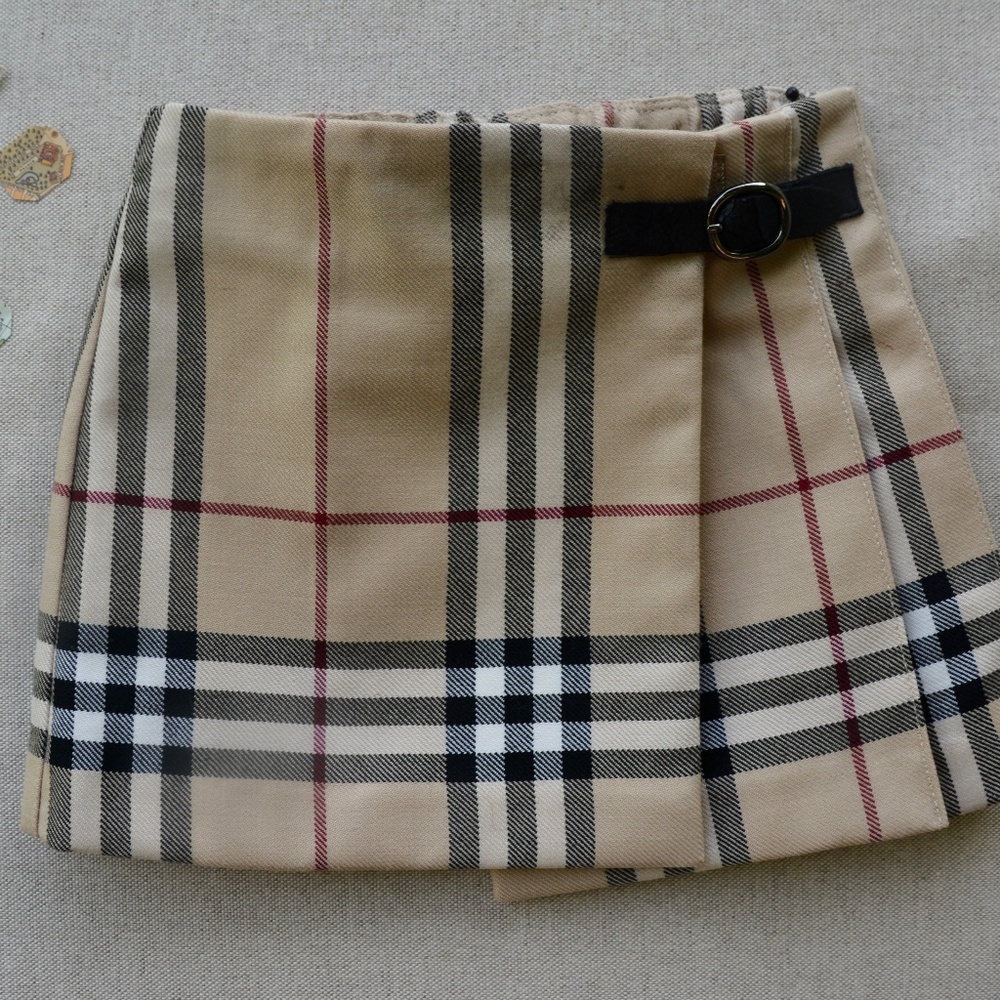 Burberry Check Kilt - Size 6M